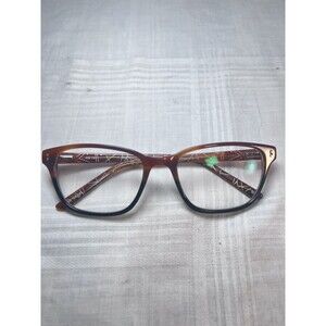 Karen Millen Brown Black Horn 52 18 135 Eyeglass Frames 5003139 Km 754